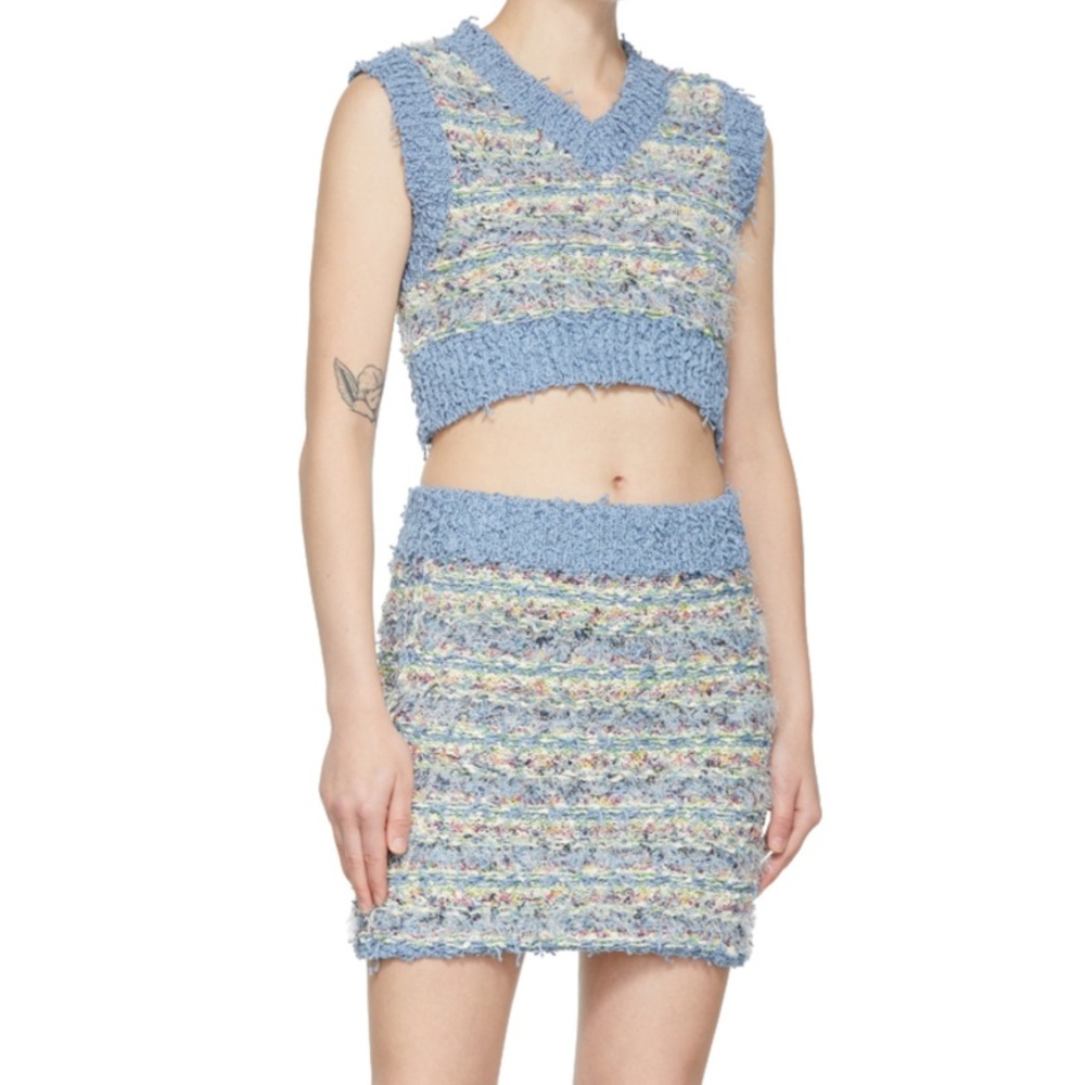 SJYP Blue Cotton Vest (size S)